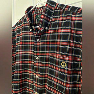 Ralph Lauren Red/Grn‎ Plaid Large